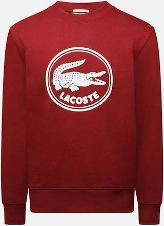 Lacoste Womens Crewneck Sweatshirt - Red - Size: 18/16