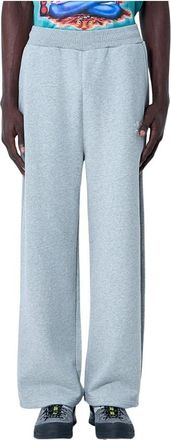 Awake NY Logo Motif Track Pants - Heren - Sweatpants - Grijs - XL - Katoen - Broeken