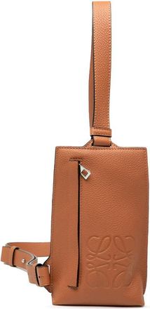 Loewe Pre-owned Loewe Soft Grained Calfskin Vertical T Pocket Crossbody Ladies 62218