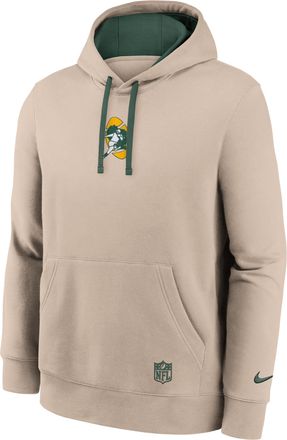 Nike Green Bay Packers Rewind Club Nike Mens NFL Pullover Hoodie in Brown | 2KDK0J2Y7TV-VPM