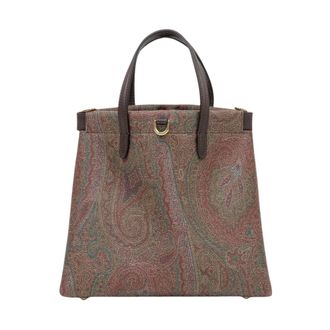 Etro Etro, Handbags, female, Brown, Size: ONE SIZE Essential Medium Paisley Tote Bag