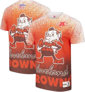 Mitchell & Ness Mens Mitchell & Ness White Cleveland Browns Team Burst Vintage Logo T-Shirt at Nordstrom, Size Xx-Large