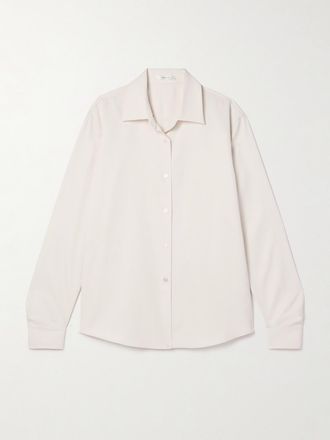 The Row Camicia In Seta Lavata Maigret - Avorio