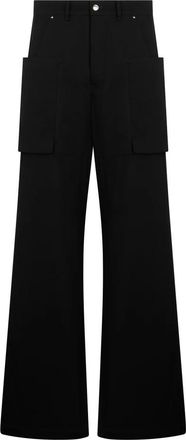 Rick Owens Broeken - Heren - Wijde Broeken - Zwart - W33 - Broeken