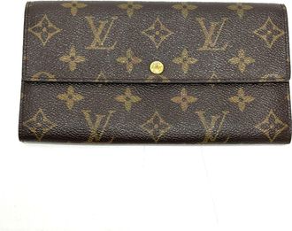 Louis Vuitton Brown Galle Monogram Monogram Long Wallet (Bi-Fold) (Pre-Owned)