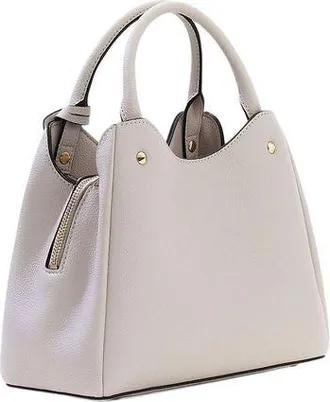 Guess Womens Handbag Ivory Polyurethane Bags - Handbags