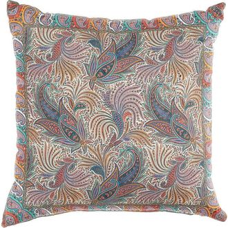 Etro Paisley print satin cushion Home One Size