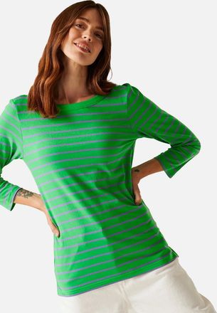 Regatta Womens Regatta Womens/Ladies Baylette II Striped T-Shirt - Green - Size: 20