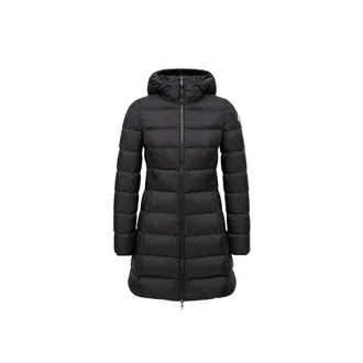 Moncler Moncler Gie Hooded Long Down Jacket, Women, Black, Size: 00