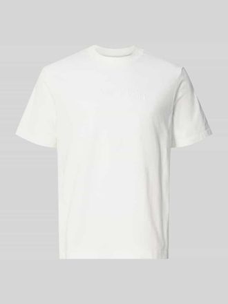 Calvin Klein T-Shirt mit Rundhalsausschnitt in Weiss, Gr&ouml;&szlig;e XXL