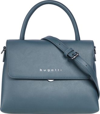 Bugatti Henkeltasche BUGATTI ALMATA, Damen, Gr. B/H/T: 23cm x 16cm x 8cm onesize, blau, Kunstfaser, clean, Taschen Henkeltasche