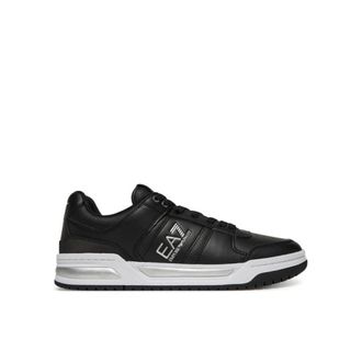 Emporio Armani Low-top Sneaker - Heren - Sneakers - Zwart - 39 1/3 EU - Leer - Schoenen