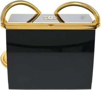 Chanel Borsa a spalla Lucite Minaudière mini 1997 - Nero