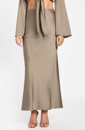 Marciano Monica Maxi Skirt in Buff Taupe at Nordstrom, Size 8 Us