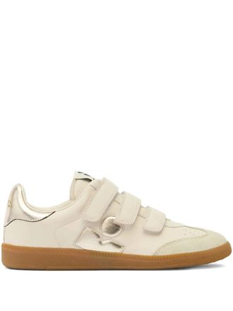 Isabel Marant Beth leren sneakers - Beige