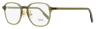 Ermenegildo Zegna Mens Modern Square Eyeglasses EZ5255-H 051 Mastic 52mm