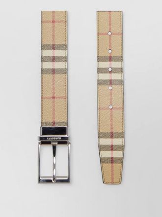 Burberry check belt