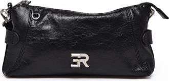 Ermanno Scervino Tassen, Dames, Zwart, ONE Size, Leer, Adele Schoudertas
