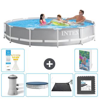 Intex Piscina Prism Frame Redonda - 366x76 Cm - 7-piezas S195