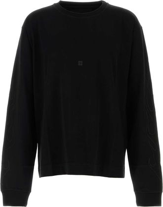 Givenchy Mens Black Cotton T-shirt - Size X-Small
