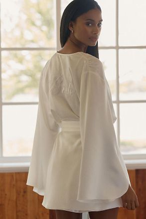 Rya Collection Embroidered Bride Robe