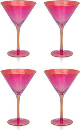 Zodax Set of 4 Aperitivo Martini Glasses in Red at Nordstrom Rack