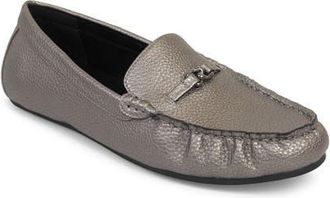 Aerosoles Drita Bit Loafer in Gunmetal Faux Leather at Nordstrom, Size 7.5