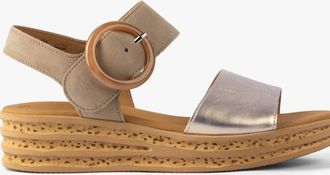 Gabor Womens Gabor ANDRE Womens Sandals Beige - Cream - Size: 5.5