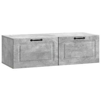 vidaXL Mueble Para Tv De Pared Gris Hormig&oacute;n 98 X 41 X 30 Cm Vidaxl