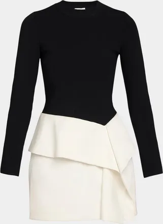 SIMKHAI Noel Colorblocked Mini Dress