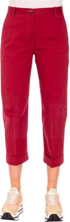Nine In The Morning Reguliere Chino Broek voor Vrouwen - Dames - Vrijetijds broeken - Rood - W25 - Broeken