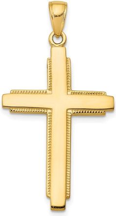 Diamond2Deal 10k Gold Cross Pendant