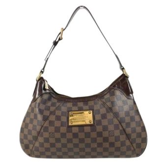 Louis Vuitton Pre-owned Shoulder Bags, female, Brown, Size: ONE SIZE Pre-owned Damier Canvas Shoulder Bag