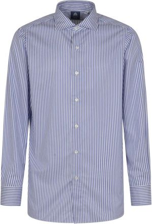 Finamore Casual Overhemden - Heren - Casual Overhemden - Blauw - 7XL - Overhemden