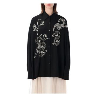 Dries Van Noten Donna, Camicette, Nero, S, new