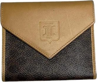 Celine Pre-owned Wallets, female, Brown, Size: ONE SIZE Pre-owned Leather Wallet