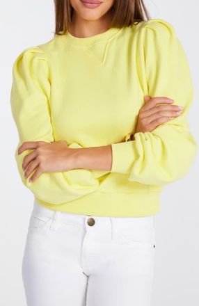 Bishop + Young Laurent Sweatshirt in Lemon at Nordstrom, Size Medium