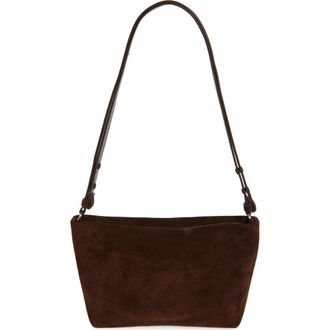 Proenza Schouler Bond Suede Shoulder Bag in Chocolate at Nordstrom