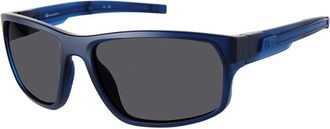 Champion STRIDE Polarized C02 Mens Sunglasses Blue Size 62