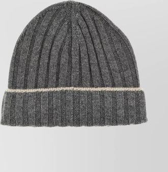 Brunello Cucinelli beanie featuring contrasting lines