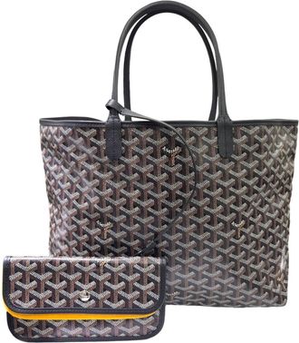 Goyard Black Brown Coated Canvas Pouch Shoulder Bag Tote Bag (Pre-Owned)