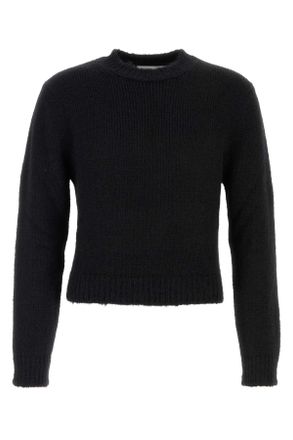 Jil Sander Black Alpaca Blend Sweater