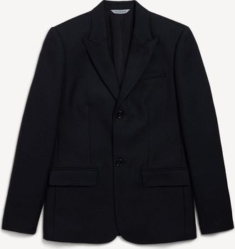 Balenciaga Mens Sb Slim Fit Jacket Black