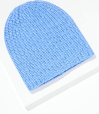 Talbots Chunky Cashmere Beanie - Silver Lake Blue - 001 Talbots