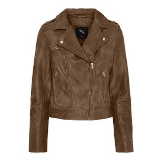 BTF-CPH Giacca in Pelle - - Jackets - Donna - Marrone - XL