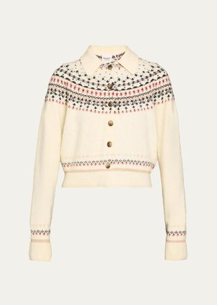 Isabel Marant Zoe Fair Isle Cardigan
