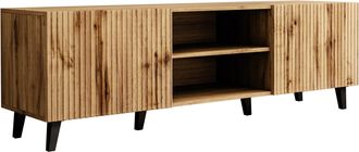 Mirjan24 Mobilier1 - Mueble Tv Remeta 102, Roble Wotan, N&uacute;mero De Puertas: 0, N&uacute;mero De Cajones: 0, 150x53x42cm
