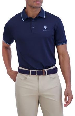 Ben Sherman Piqu&egrave; Sports Golf Polo in Navy at Nordstrom Rack, Size Large