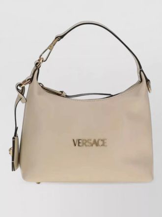 Versace calf leather bos taurus bucket shoulder bag