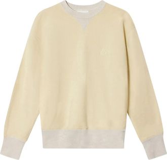 Isabel Marant Felpa MIKER con ricamo - Giallo